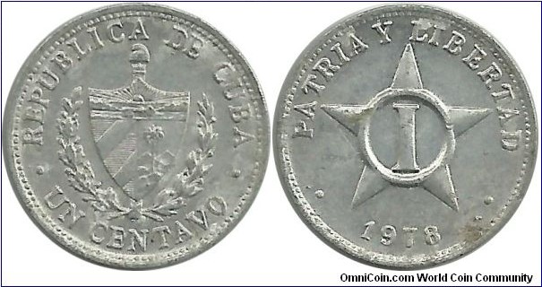 Cuba 1 Centavo 1978