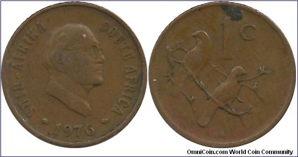 SouthAfrica 1 Cent 1976
