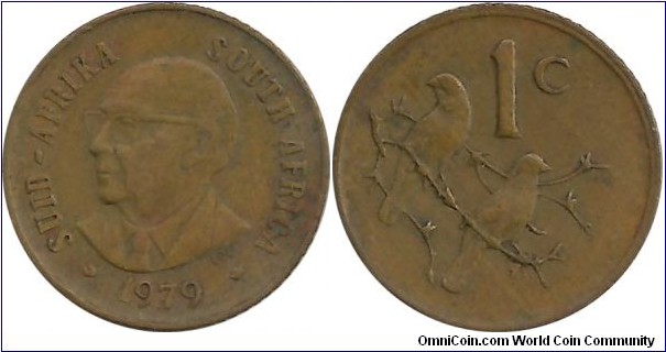 SouthAfrica 1 Cent 1979