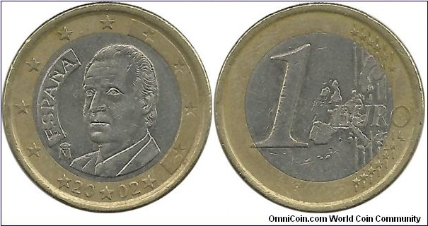 Spain 1 Euro 2002