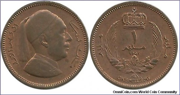 Libya 1 Millieme 1952