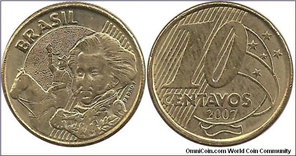 Brasil 10 Centavos 2007