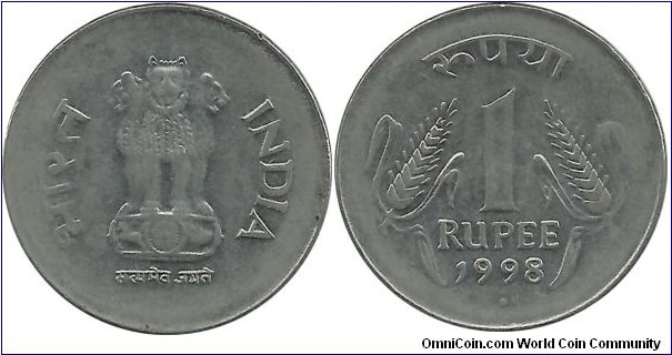 India-Republic 1 Rupee 1998(N)