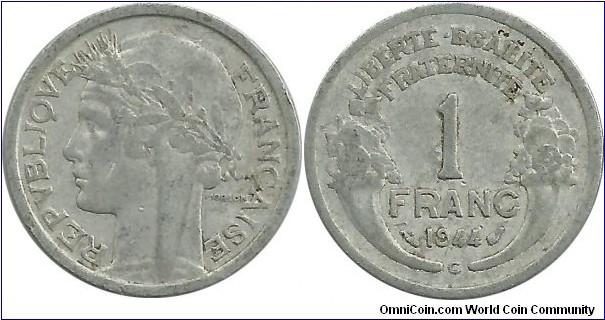 France 1 Franc 1944C-RF