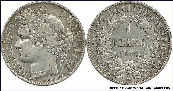 France 1 Franc 1895A