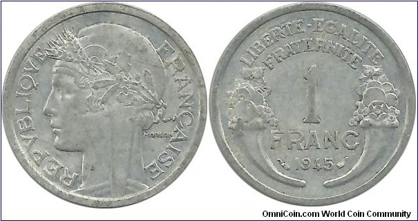 France 1 Franc 1945