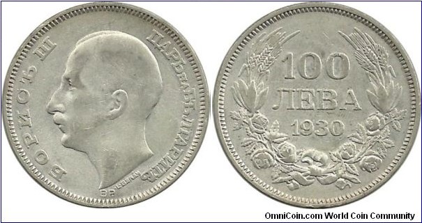 Bulgaria 100 Leva 1930