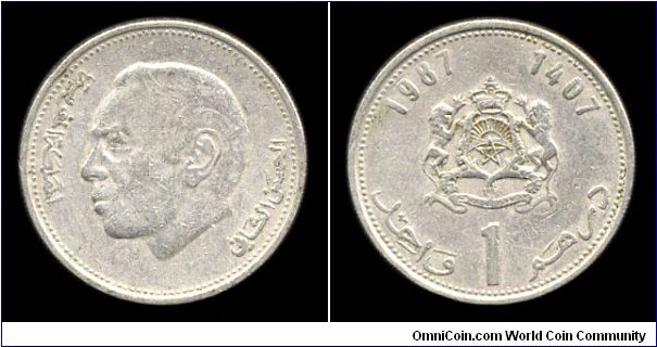 1987 (AH1407) 1 Dirham