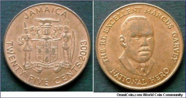 Jamaica 25 cents.
2003