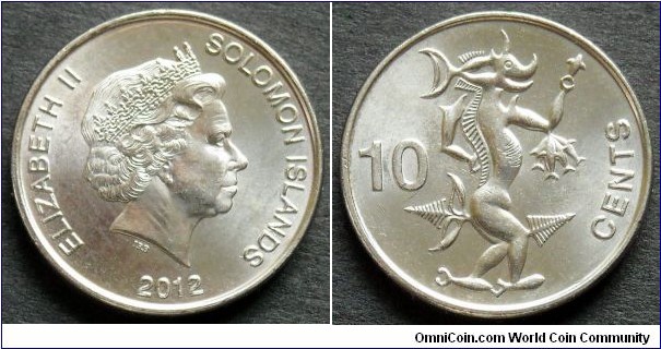 Solomon Islands 10 cents. 2012