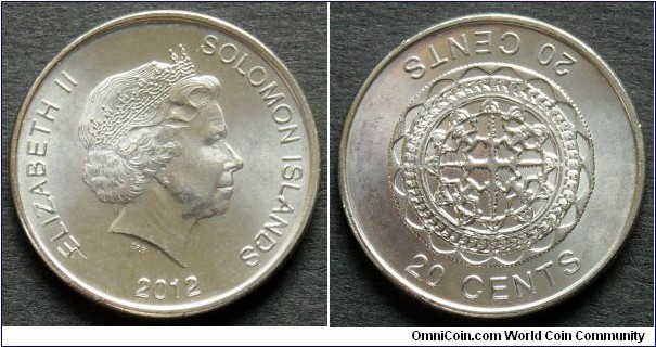 Solomon Islands 20 cents.
2012