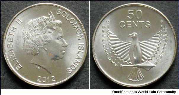 Solomon Islands 50 cents.
2012