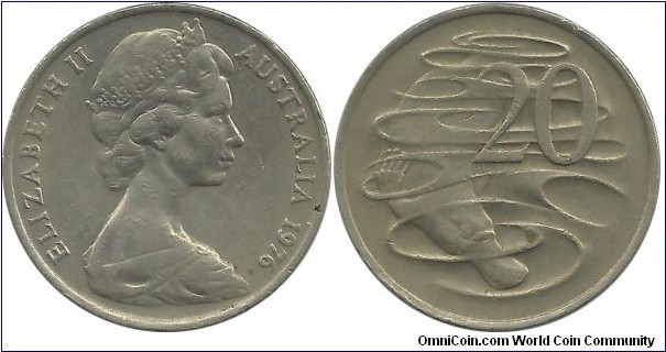 Australia 20 Cents 1976