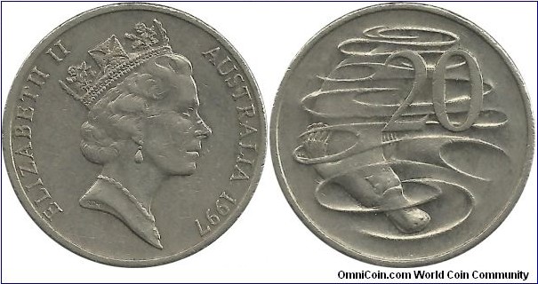 Australia 20 Cents 1997