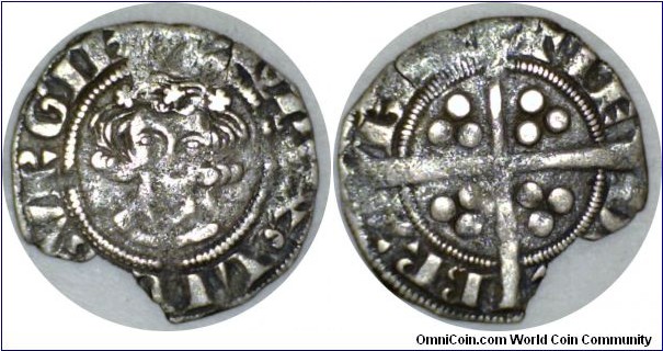 John I (the Victorious) of Brabant, Lothier & Limburg. Sterling copy of Edward I.
Chipped
