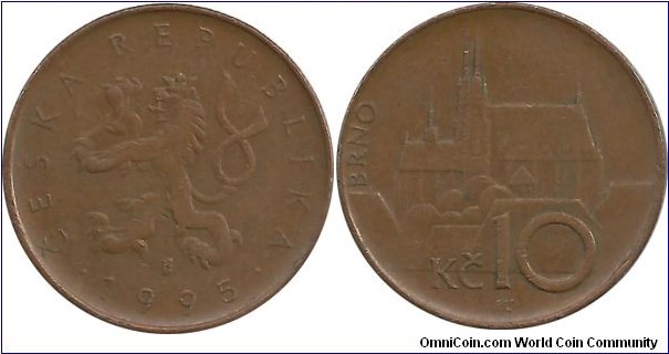 CzechRepublic 10 Korun 1995