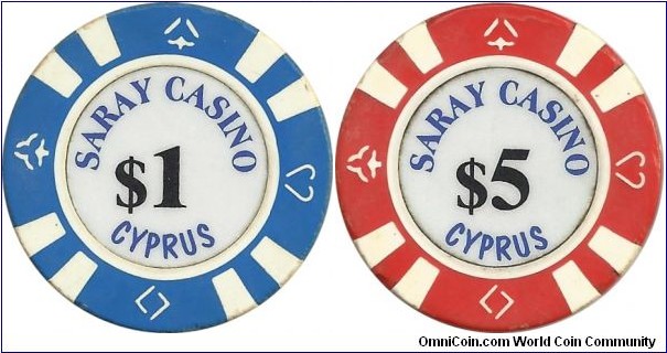 Cyprus-Saray Casino  $1-$5