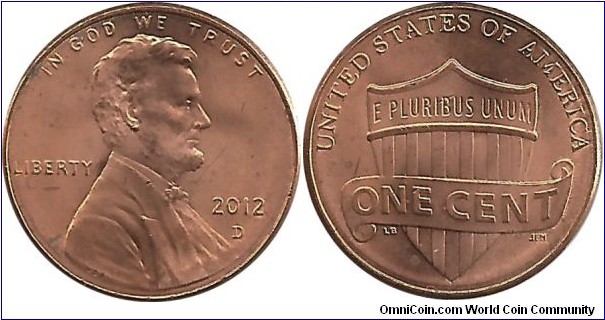 USA 1 Cent 2012D