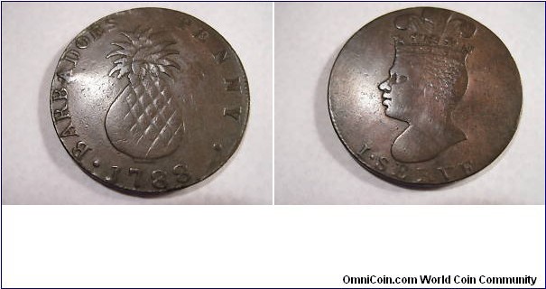 Slave Penny Token minted at the Soho Mint.