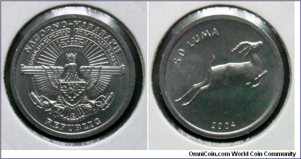 Nagorno Karabakh 50 luma.
2004