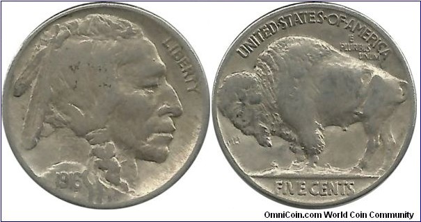 USA 5 Cents 1916