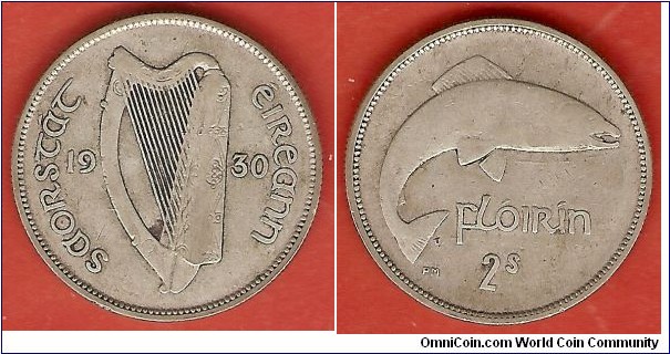 Irish Free State, 1 florin