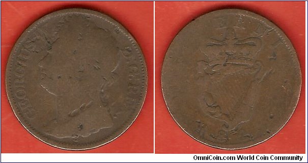 1 penny George IV low grade