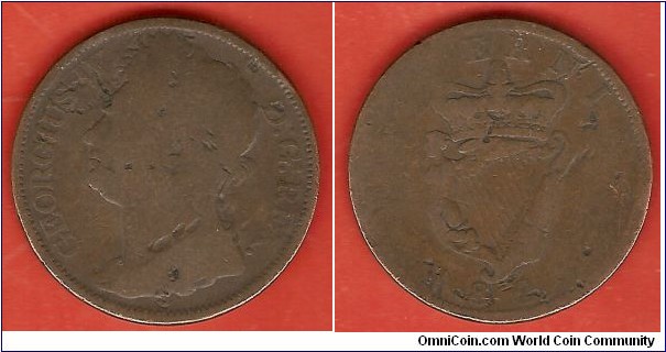 1 penny George IV low grade