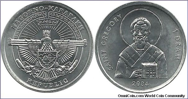 NagornoKarabakh 1 Dram 2004