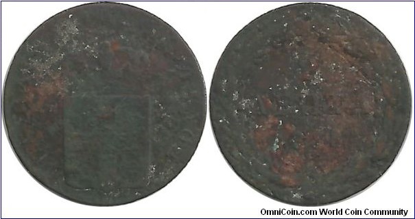 GreeceKingdom 2 Lepta 1838
King Othon I (1832-1862)