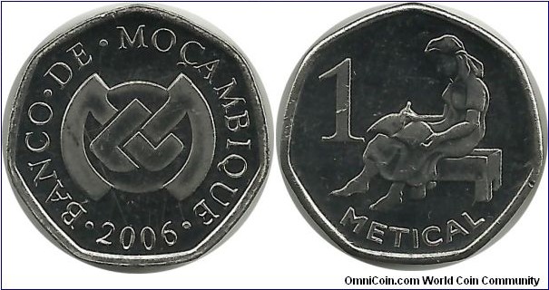 Mocambique 1 Metical 2006