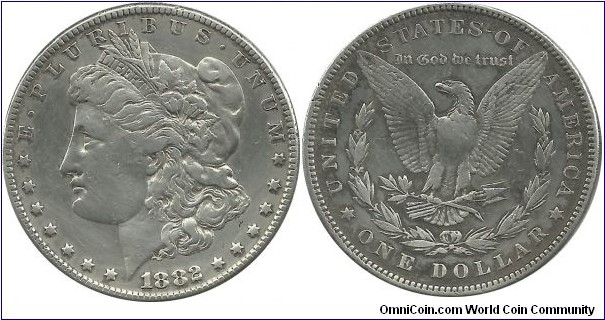 USA 1 Dollar 1882