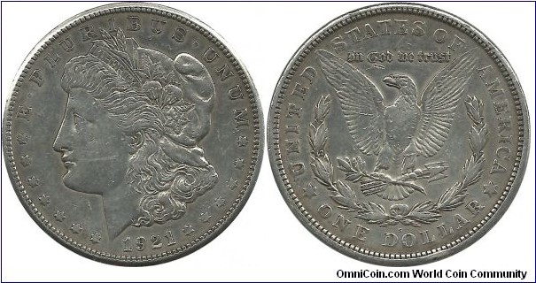 USA 1 Dollar 1921S
