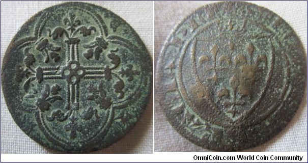 french jetton decent grade, hard to date but 1380-1500's