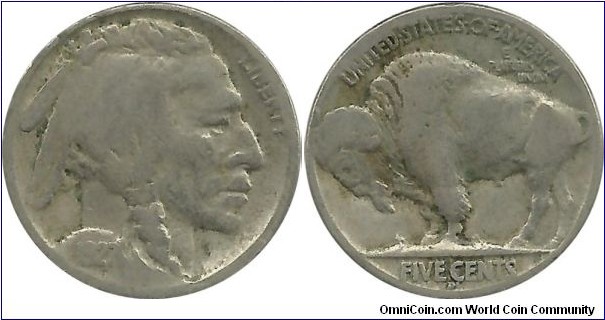 USA 5 Cents 1927D