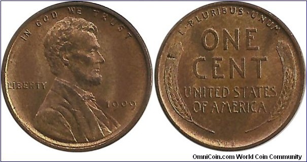 USA 1 Cent 1909 VDB