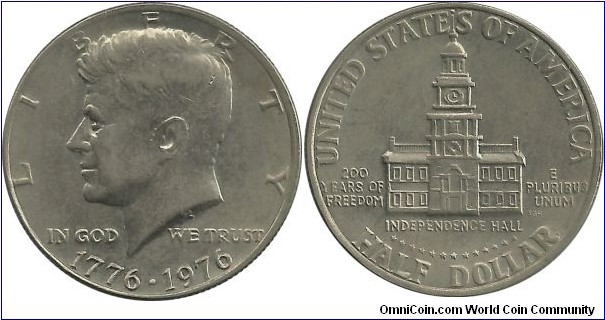 USA ½ Dollar 1976 - United States Bicentennial