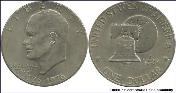 USA 1 Dollar 1976 - United States Bicentennial (Type 2)