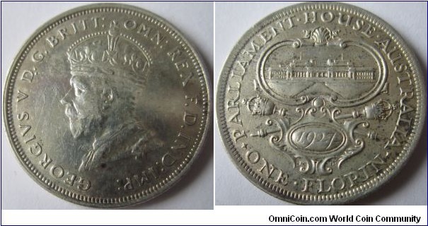1927 Florin of the parlament building