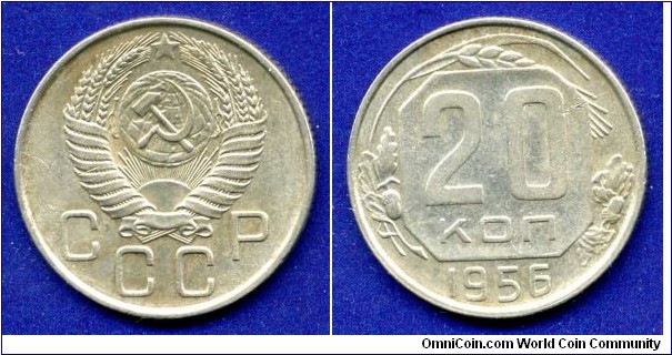 20 kopeeks.
USSR.


Cu-Ni.