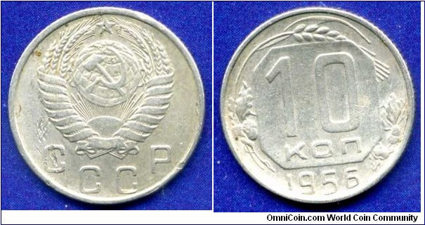 10 kopeeks.
USSR.


Cu-Ni.