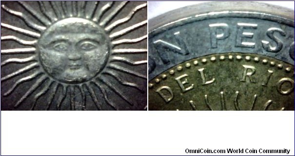 Argentina 1 Peso 1994 KM#112.1 , Mint: Korea
