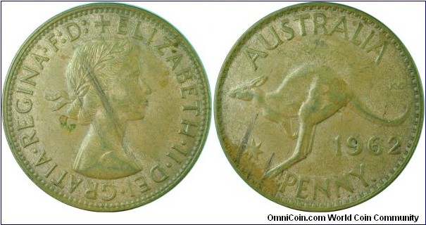 Australia1Penny-km56-1962