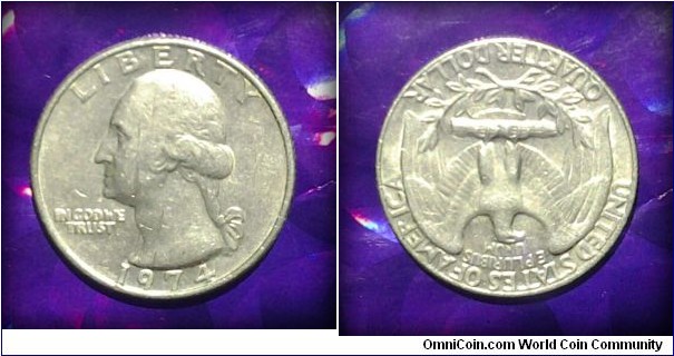 LIBERTY QUARTER DOLLAR 1/4$