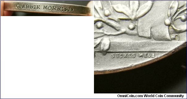 Australia 1934, 1935 medal commemorating Department Victoria swimming and life saving. Edge inscription: Clarrie Morrison 1934, 1935. Struck in silver. Weight: 71.98g. 