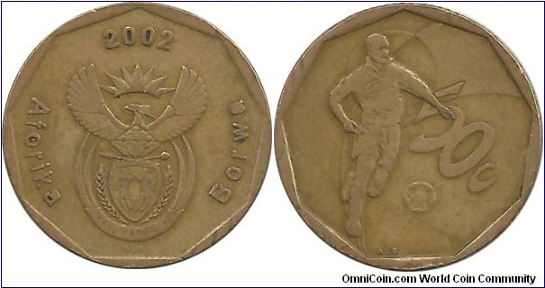 SouthAfrica 50 Cents 2002-Football World Cup