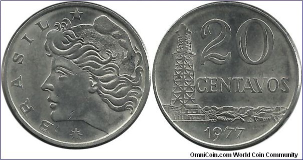 Brazil 20 Centavos 1977