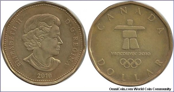 Canada 1 Dollar 2010-Winter Olympic Games Vancouver'10