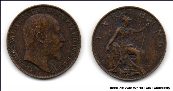 1 Farthing, 1905