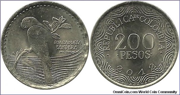 Colombia 200 Pesos 2012